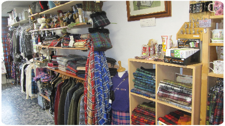 Schots winkelen in de Schotse craftshop winkel in 's-Gravendeel  