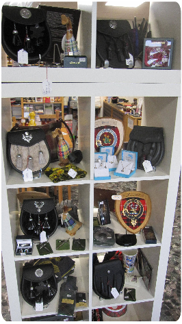 Schotse craft-shop een schotse winkel in 's-Gravendeel vol met Schotse produkten.