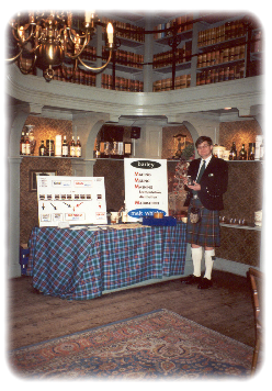 whisky nosing wordt door The World of Scotland verzorgd.